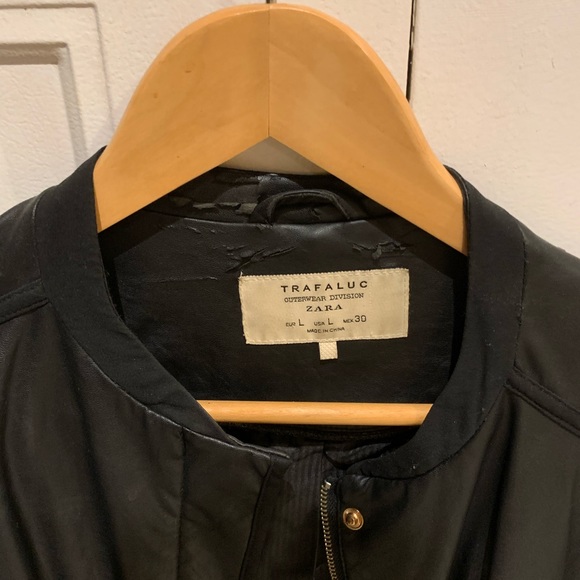 Zara Leather Jacket - Picture 2 of 7
